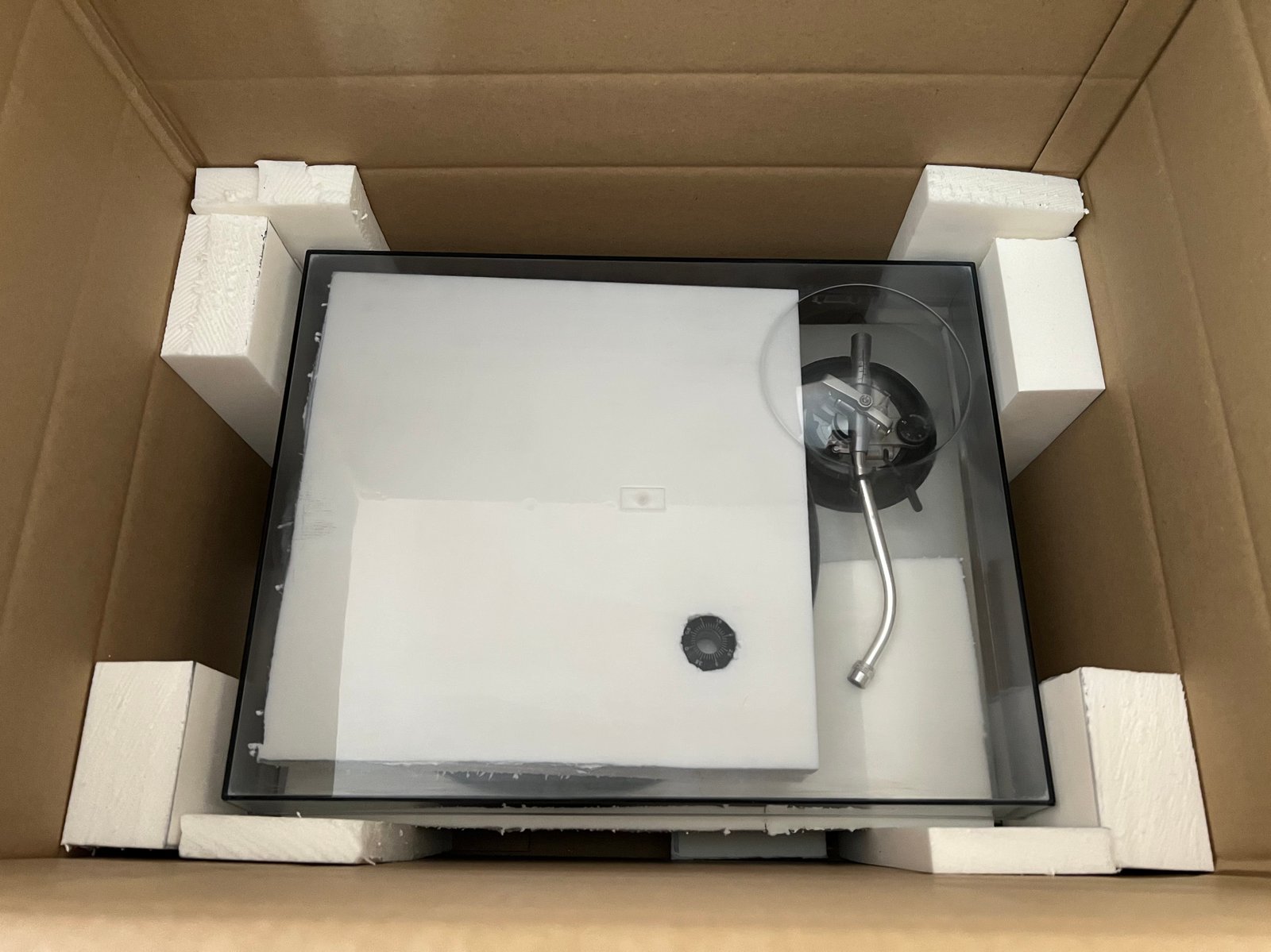 Versandkarton mit Schutzpolsterung passend für Technics SL-1210 MK2 – MK5