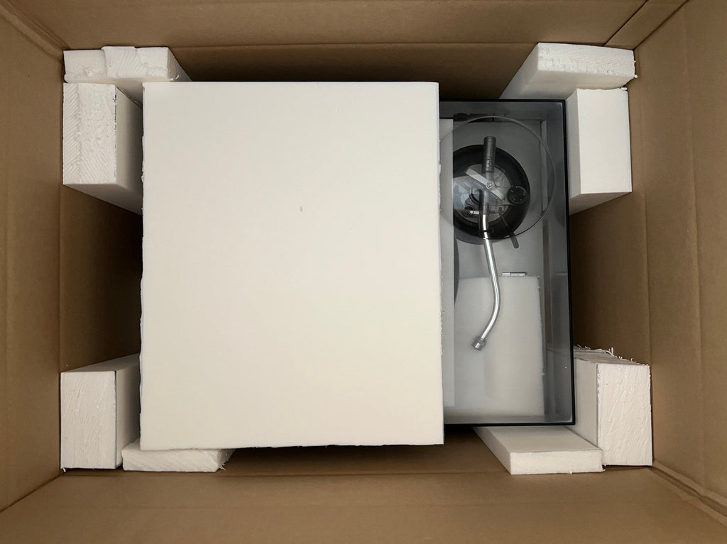 Versandkarton mit Schutzpolsterung passend für Technics SL-1210 MK2 – MK5