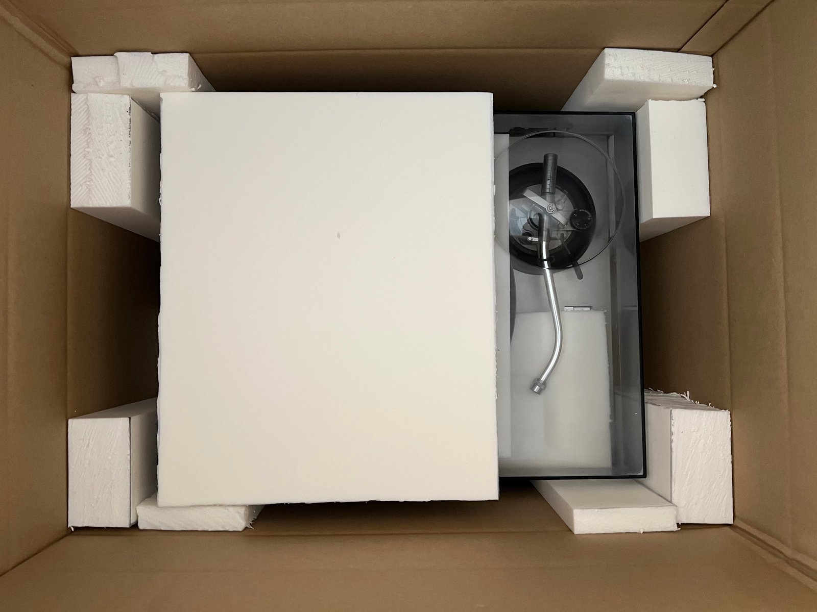 Versandkarton mit Schutzpolsterung passend für Technics SL-1210 MK2 – MK5