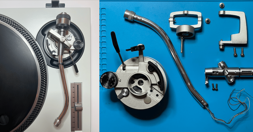 Plattenspieler-Wartung und Reparatur